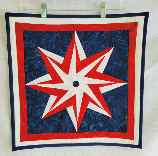 Quilted Wall Hanging - Patriotic Star